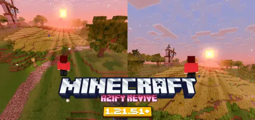 AziFy Revive v1.4.0 AziFy Revive 1.4.0 || Mcpe 1.21.51+ Shaders